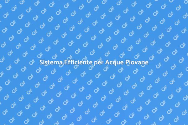Innovazione nel Trattamento delle Acque