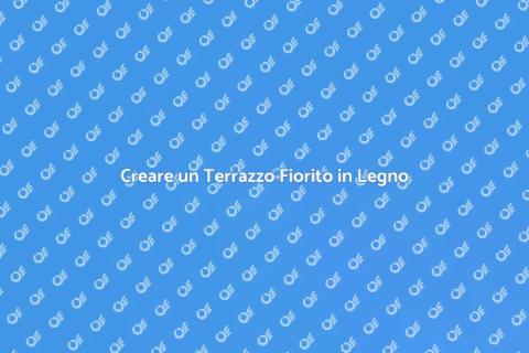 Passeggiata Fiorita in Legno