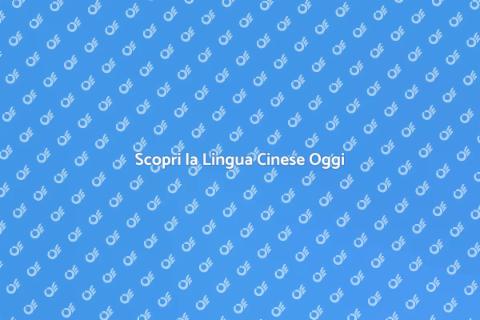 Introduzione alla Lingua Cinese