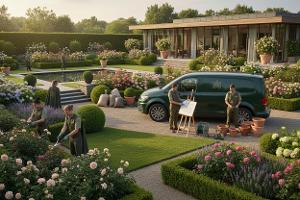 una ditta di giardinaggio: Da €500