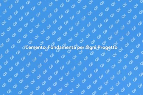 Preparazione del Cemento per Costruzioni