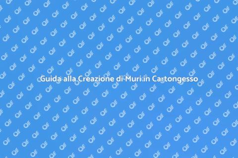 Muro in Cartongesso con Nicchia