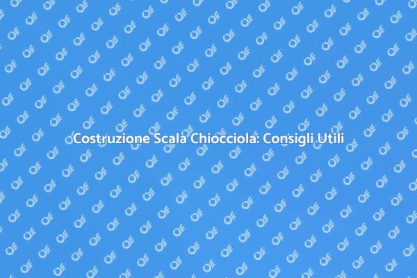 Costruire una Scala a Chiocciola Facile