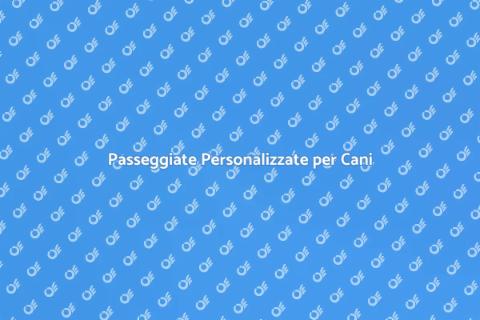 Dog Walking Su Misura per il Tuo Cane