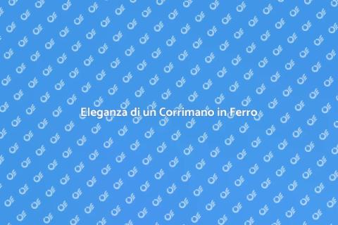 Corrimano in Ferro per Scala Industriale