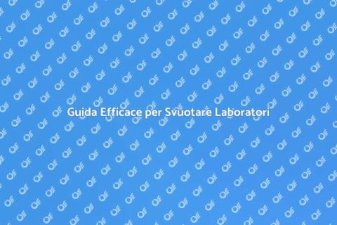 Svuotare Ex Laboratorio Cosmetici