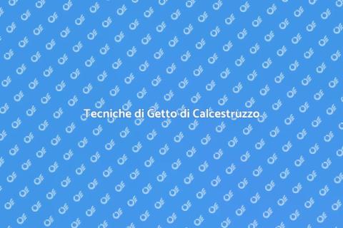 Getto di Calcestruzzo: Fondamento Edilizio