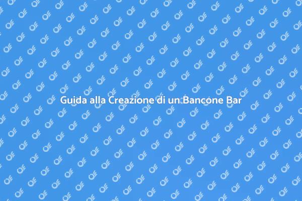 Rinnova il Tuo Spazio con un Bancone Bar