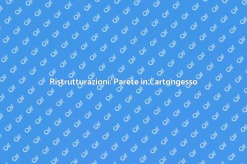 Parete in Cartongesso con Porta Integrata