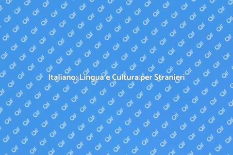 Imparare Italiano per Stranieri