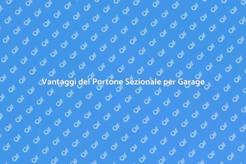 Portone Sezionale per Garage Residenziale