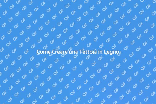 Progettare una Tettoia di Design