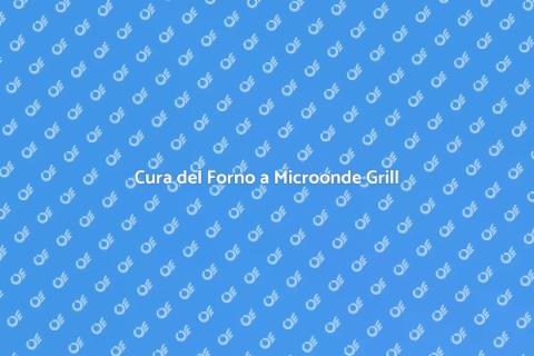 Manutenzione Forno a Microonde Grill
