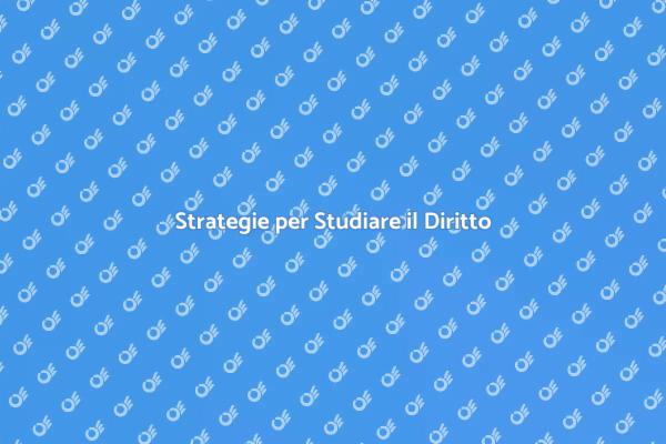 Come Studiare il Diritto con Successo