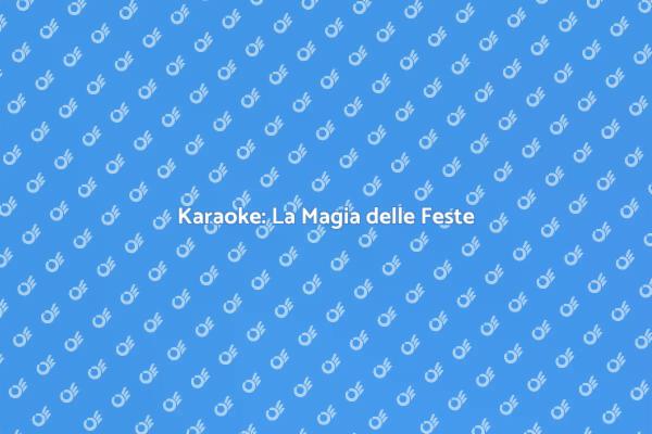 Karaoke: Il Segreto per Eventi Indimenticabili