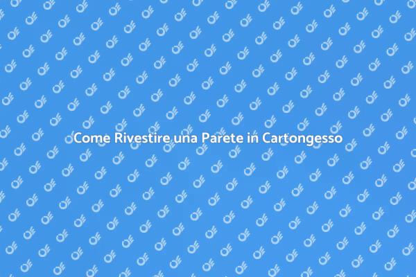 Ristrutturare con il Cartongesso