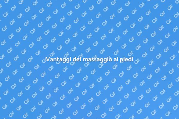 Ristorati con un massaggio ai piedi