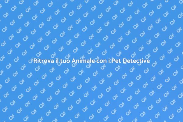 Ritrova il Tuo Amico a Quattro Zampe