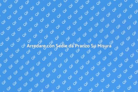 Sedia da Pranzo in Legno Su Misura