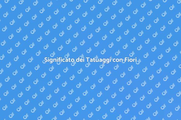 Fiori Stilizzati: Tatuaggi con Significato