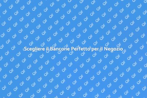 Bancone per Negozio: Design Minimalista