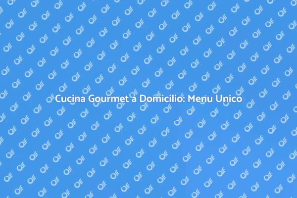 Cuoco a Domicilio: Un Viaggio di Gusto