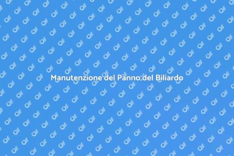 Foderare il Panno del Tavolo da Biliardo