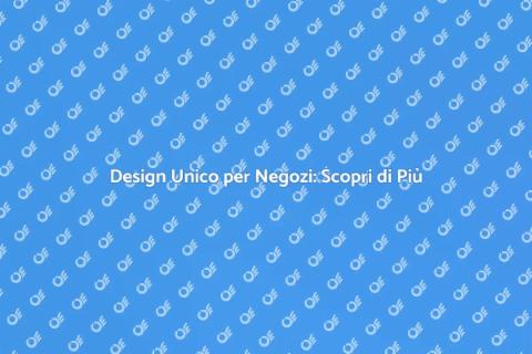 Arredamento per Negozi Unico e Funzionale