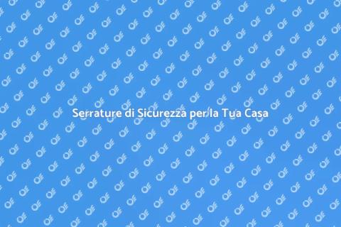 Serratura Cilindro Europeo Sicura