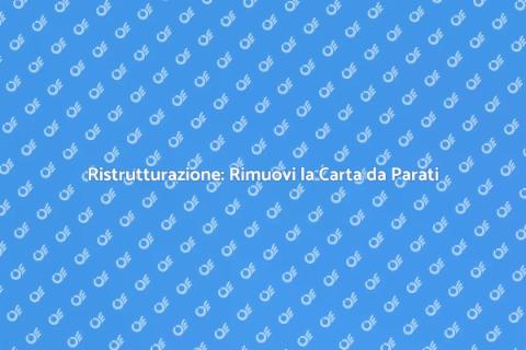 Rimuovere la Carta da Parati Facile