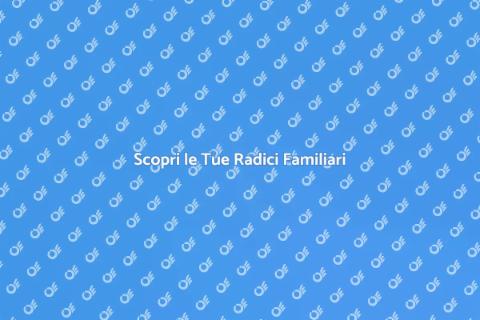 Ricostruire la Storia Familiare