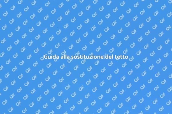 Sostituzione sistema apertura tetto