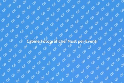 Affittare Cabine Fotografiche per Feste