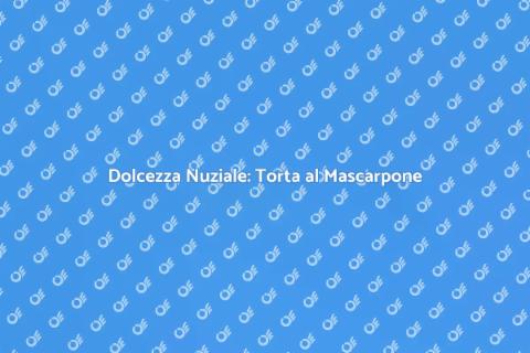 Torta Nuziale con Glassa al Mascarpone