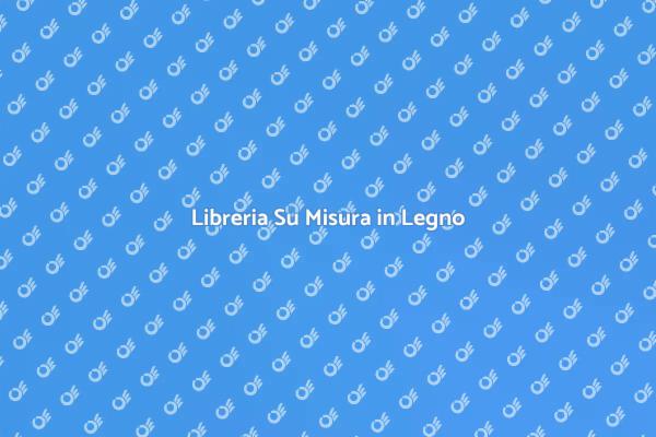 Libreria in Legno: Design Unico