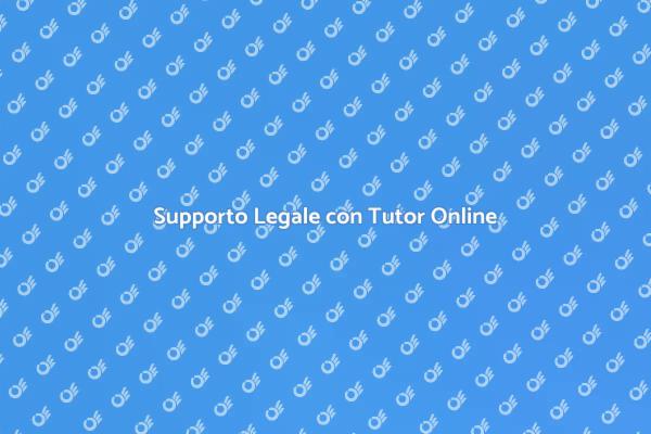 Affronta il Diritto con un Tutor Online