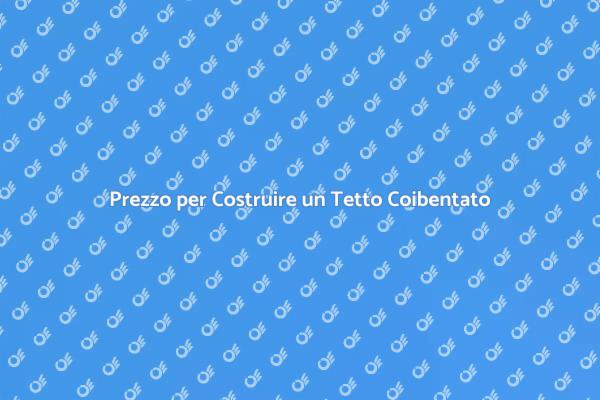 Investi nel Tuo Tetto: Scopri il Prezzo