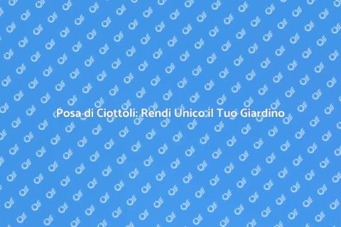 Posa di Ciottoli: Eleganza per la Tua Casa