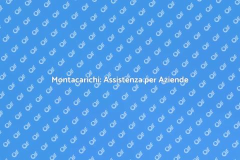 Supporto Montacarichi per Aziende