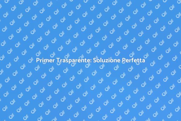 Primer Occhi: La Scelta Perfetta