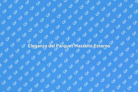 Parquet in Legno Massello per Esterni