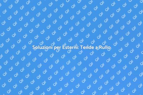 Tende a Rullo con Cassonetto per Esterni