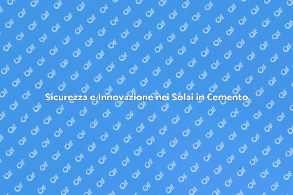 Fondamenta Sicure: Solai in Cemento Armato
