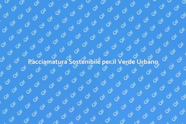 Innovazione Verde: Pacciamatura Riciclata