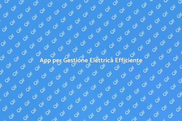 Innovazione nella Gestione Elettrica