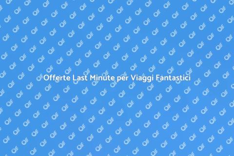 Prenotare Biglietti Aerei Last Minute