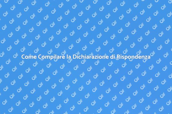 Procedura per Dichiarazione di Rispondenza