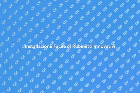 Rubinetto con Sensore: Installazione Facile