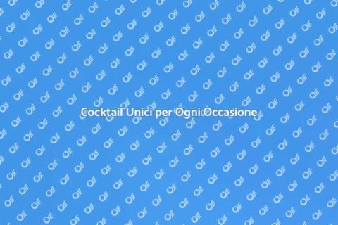 Esperto di Cocktail per Eventi Speciali