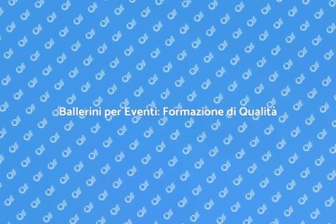 Formazione Ballerini per Eventi Culturali